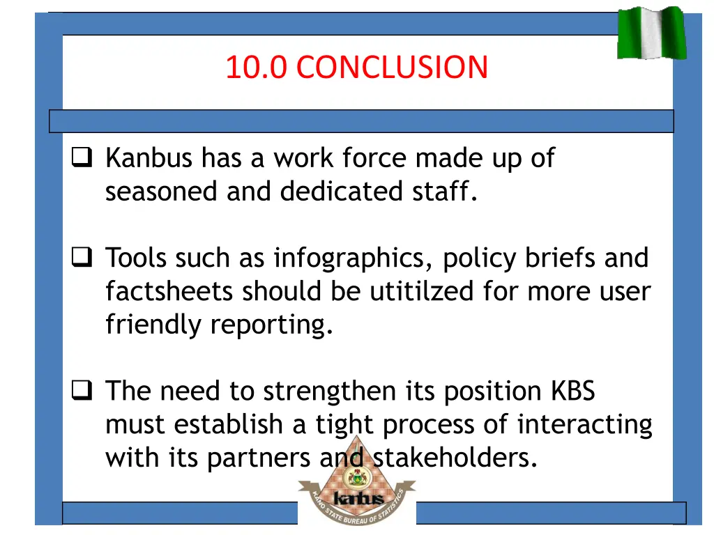 10 0 conclusion