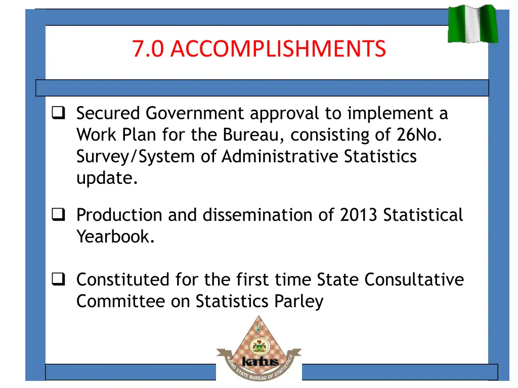 7 0 accomplishments