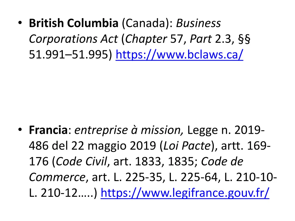 british columbia canada business corporations