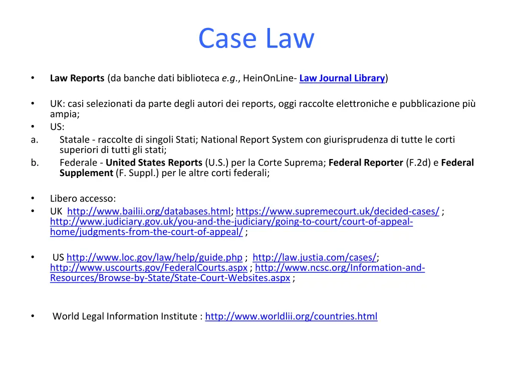 case law