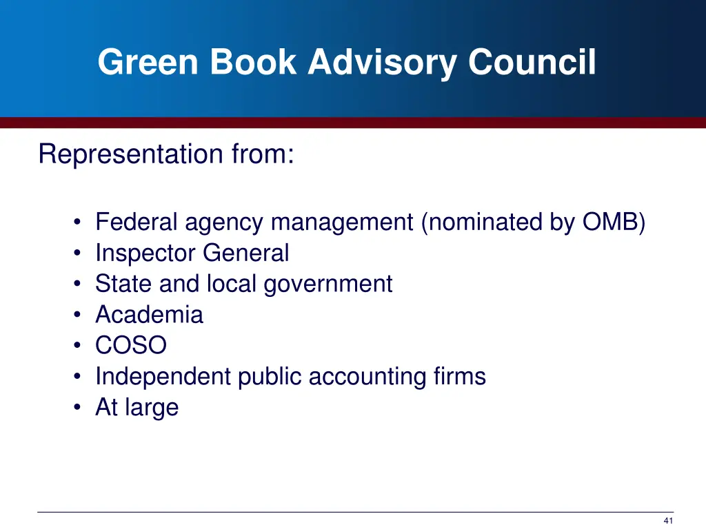 green book advisory council