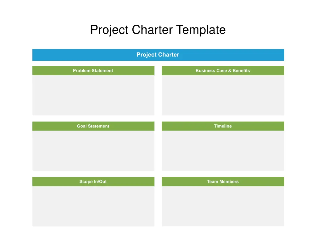 project charter template