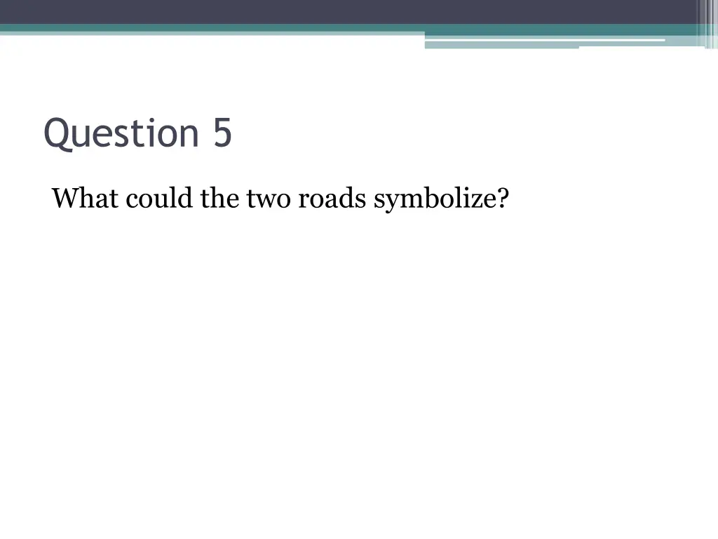 question 5