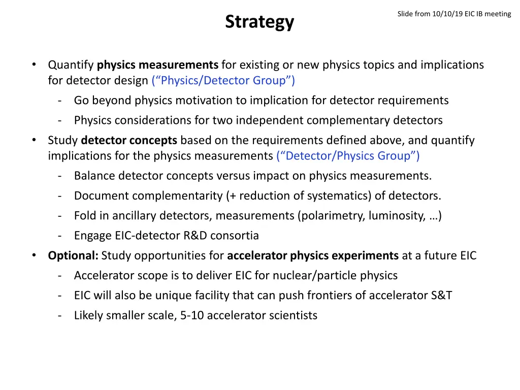 slide from 10 10 19 eic ib meeting 1