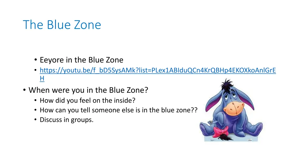 the blue zone