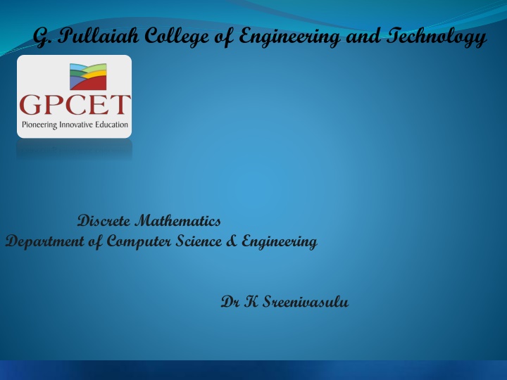 g pullaiah college of engineering and technology