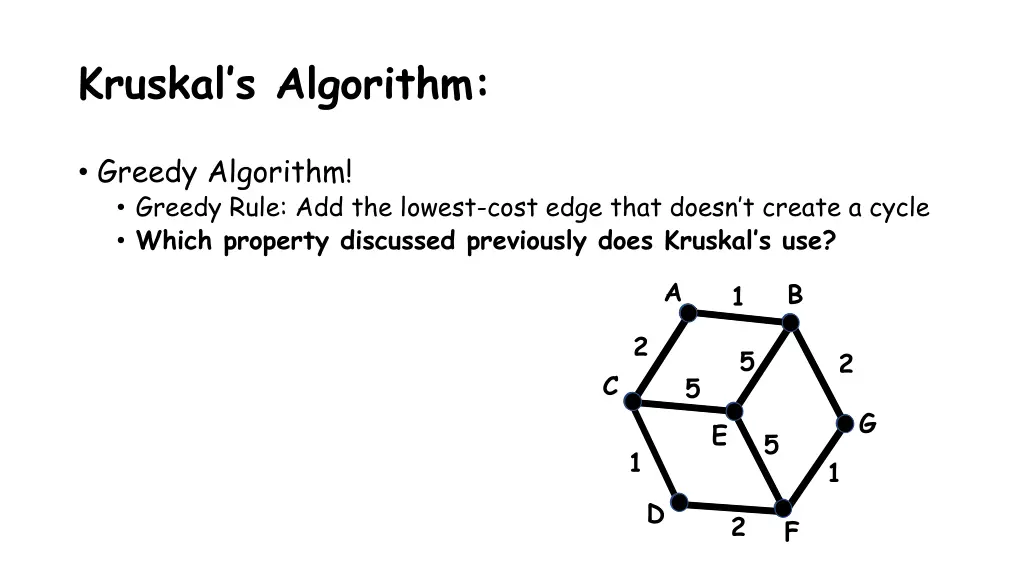 kruskal s algorithm