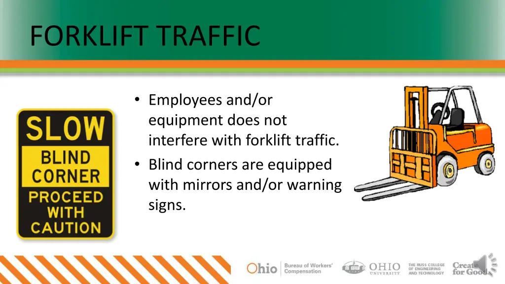 forklift traffic