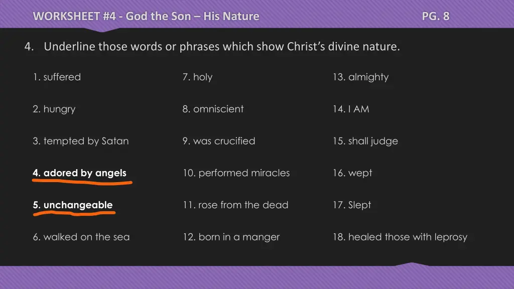 worksheet 4 god the son his nature 22