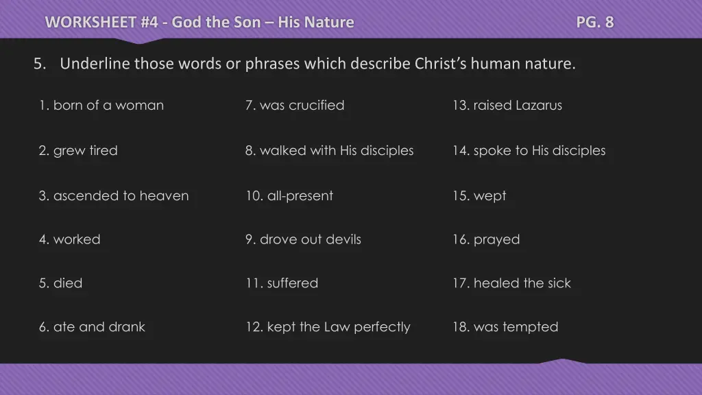 worksheet 4 god the son his nature 32