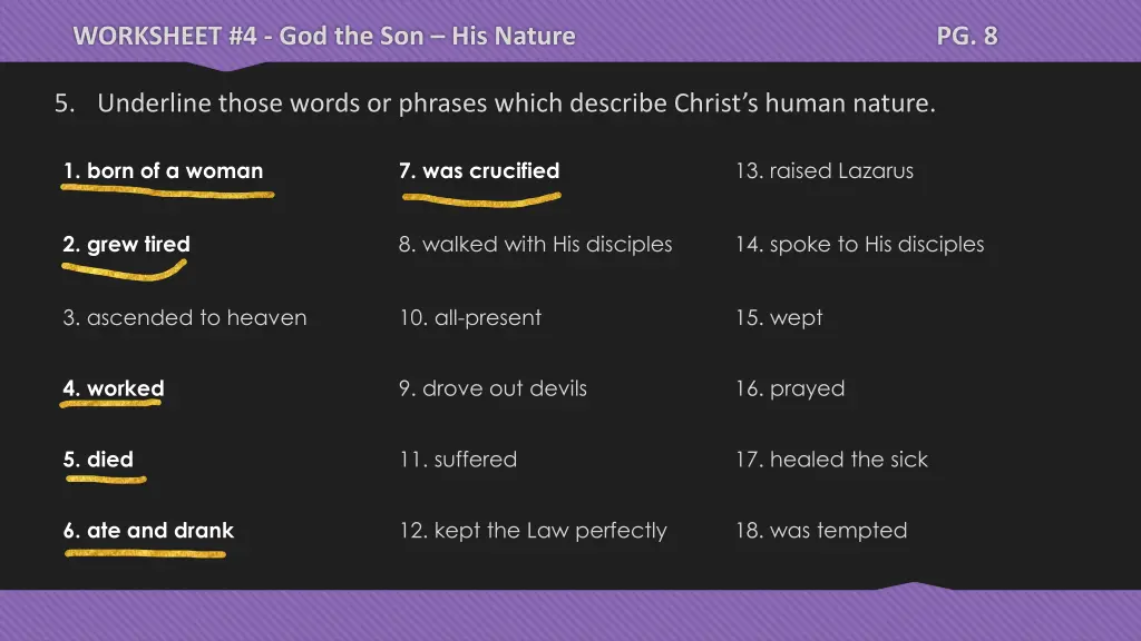 worksheet 4 god the son his nature 38