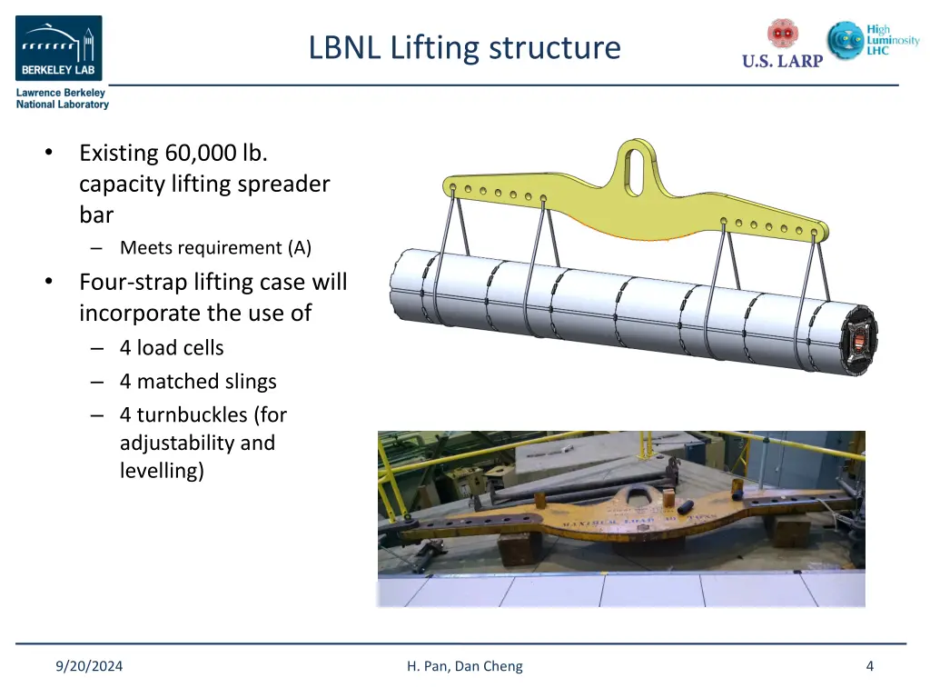 lbnl lifting structure