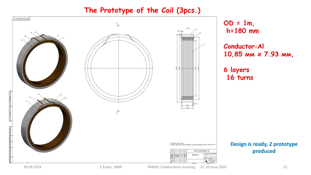 the prototype of the coil 3pcs