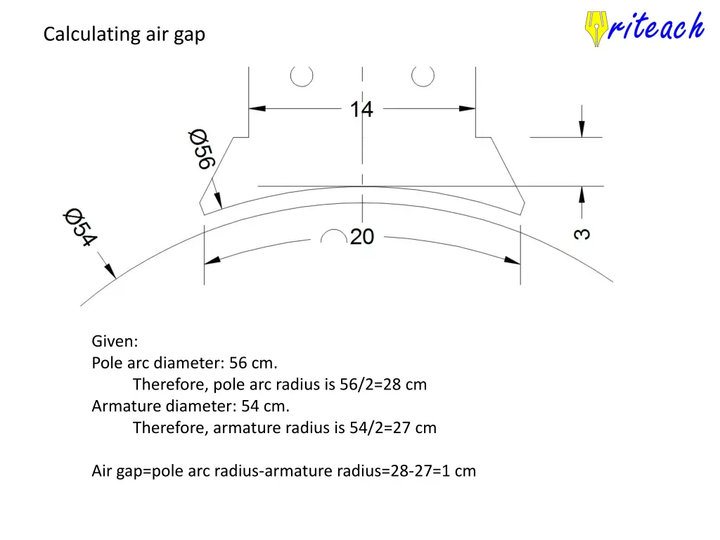 calculating air gap