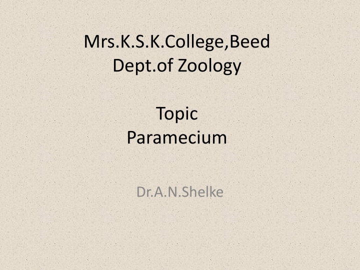 mrs k s k college beed dept of zoology