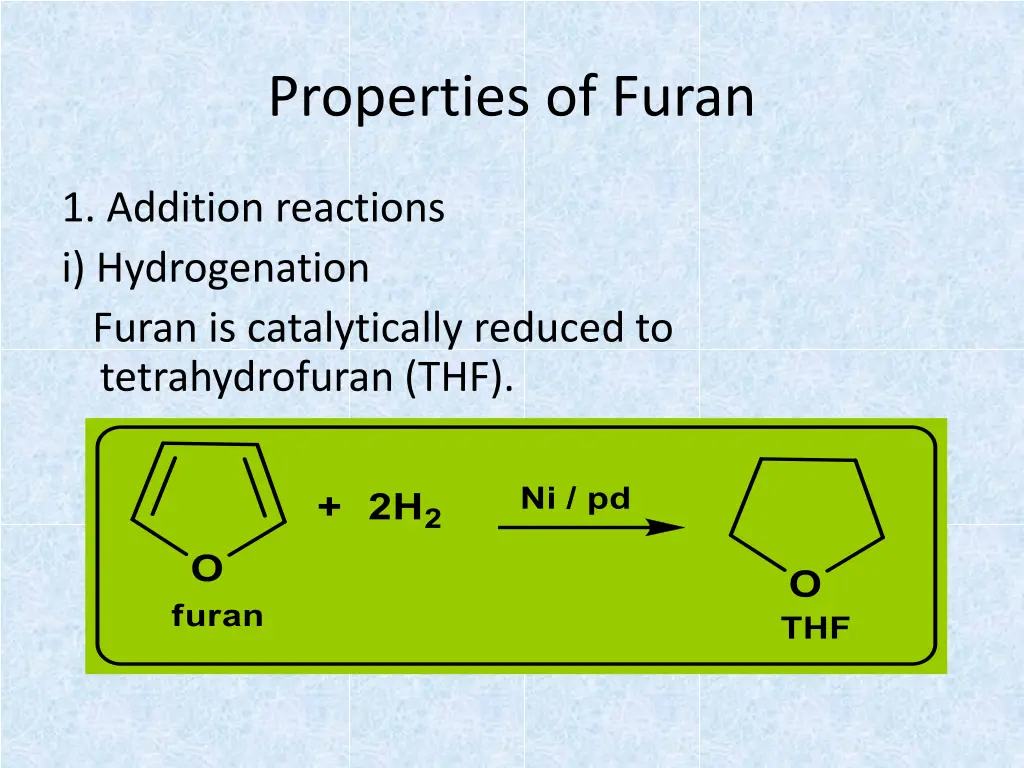 properties of furan 1