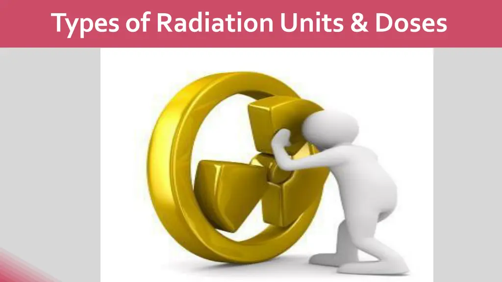 types of radiation units doses