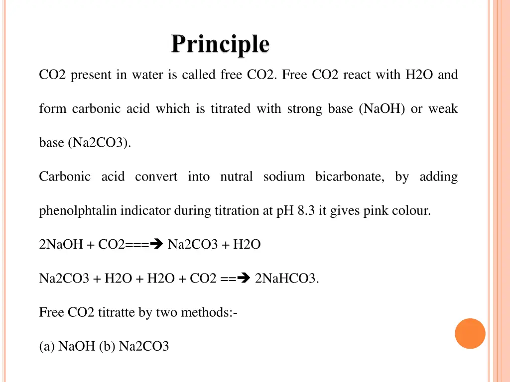 co2 present in water is called free co2 free