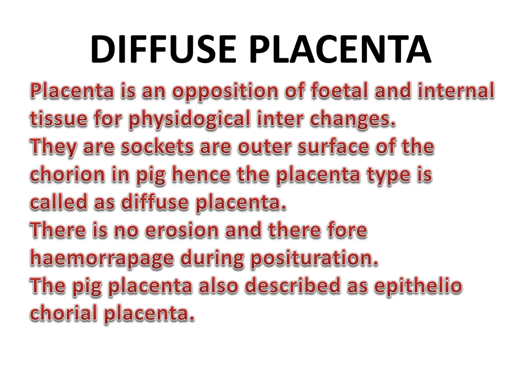 diffuse placenta