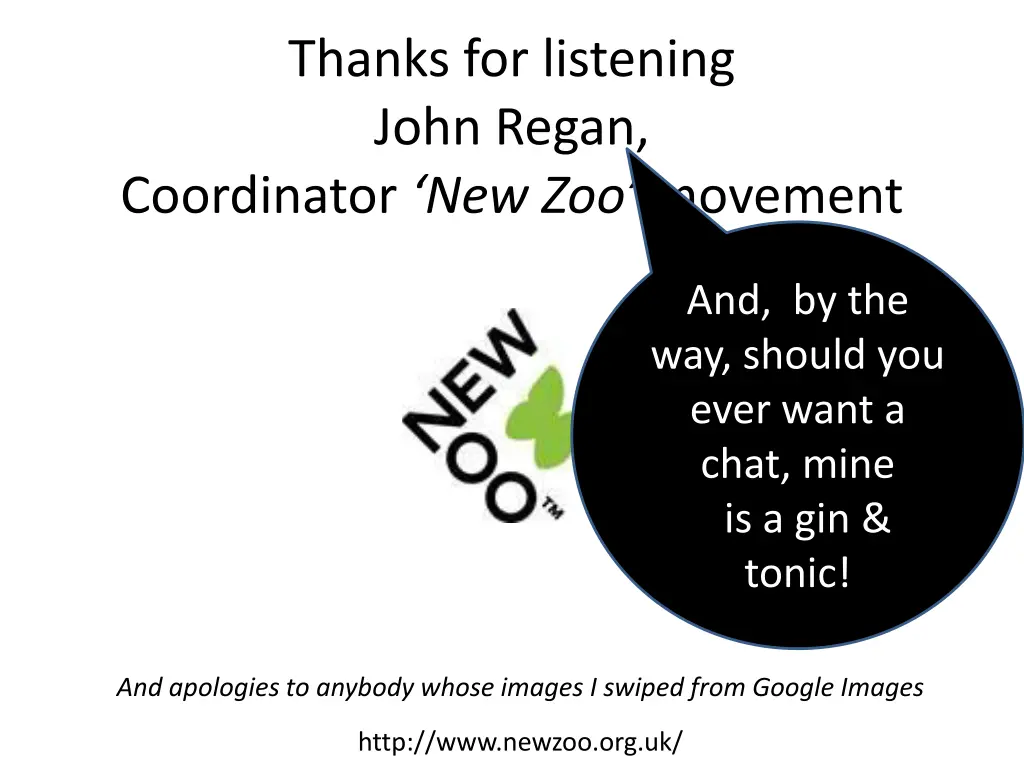 thanks for listening john regan coordinator