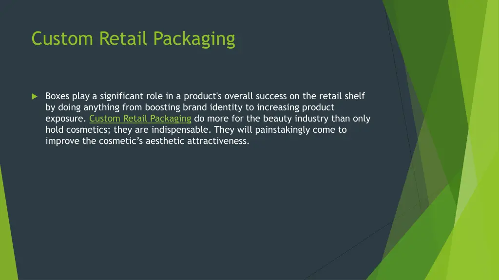 custom retail packaging