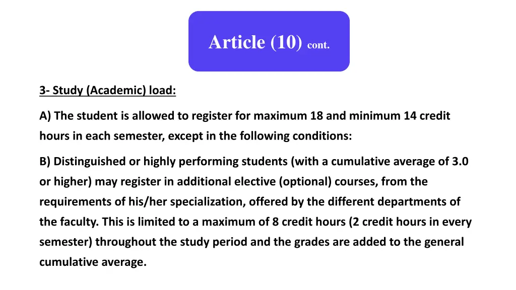 article 10 cont 2