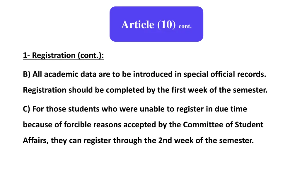 article 10 cont