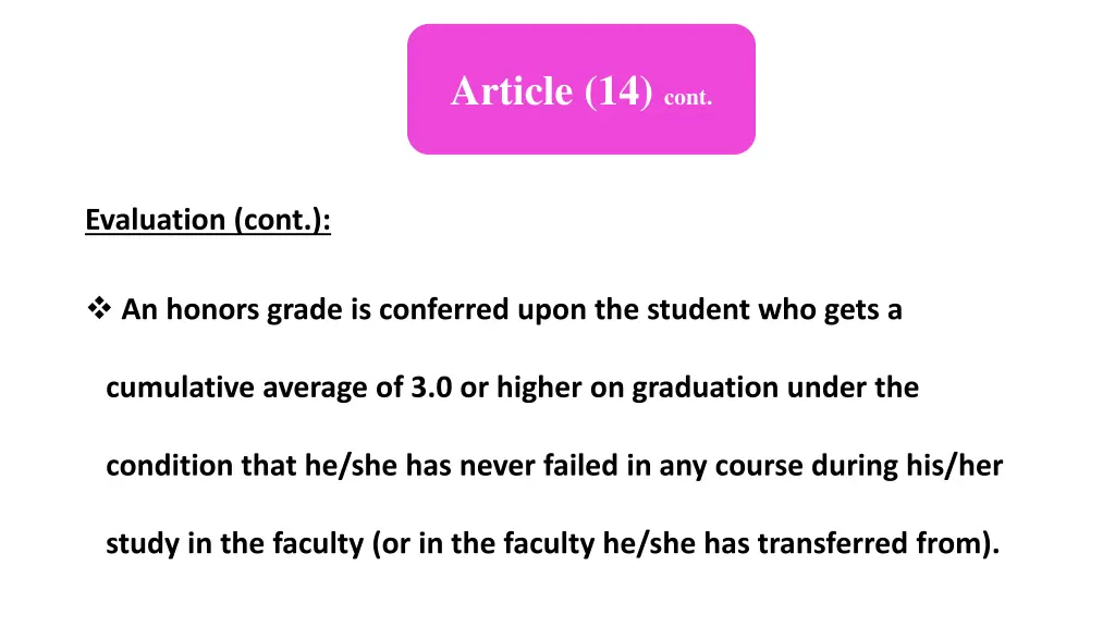 article 14 cont 1