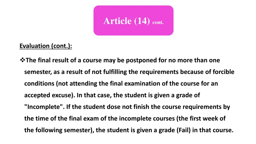 article 14 cont 2