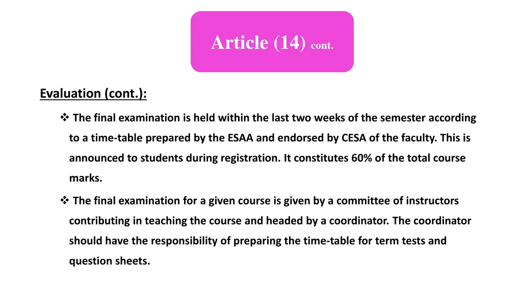 article 14 cont