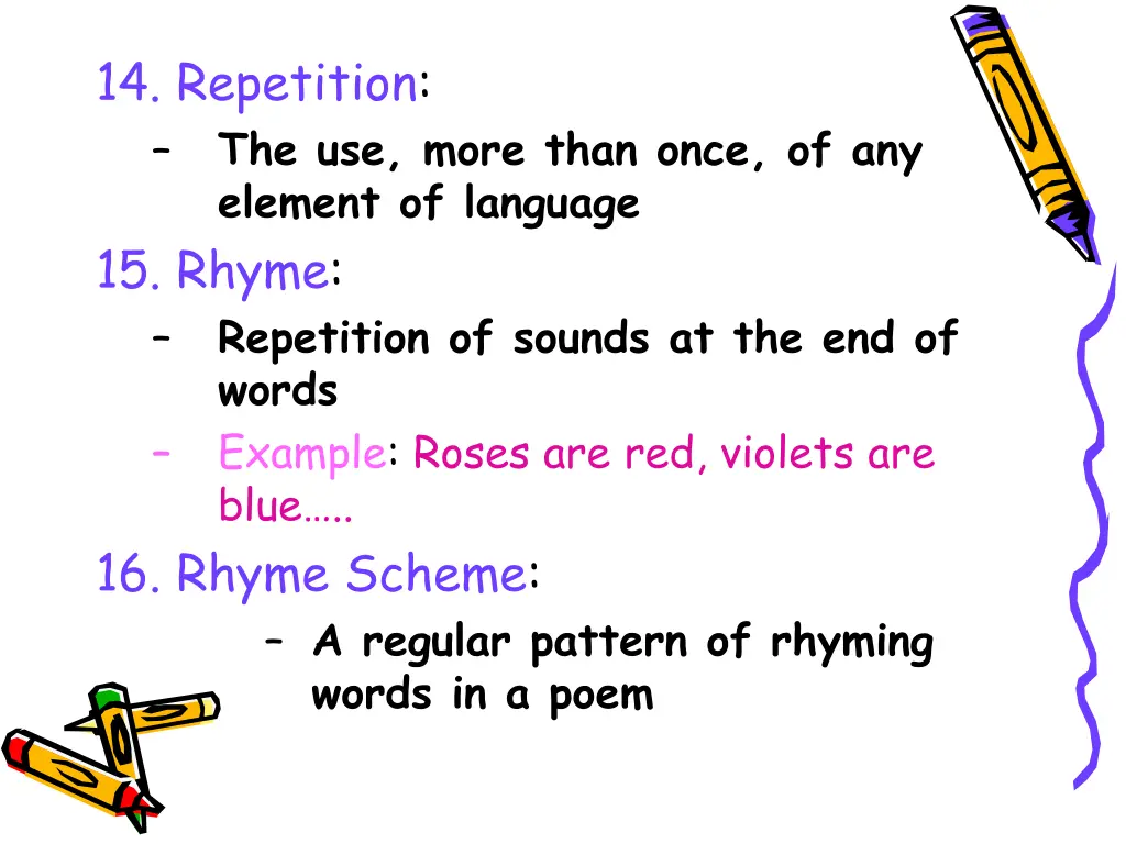 14 repetition the use more than once