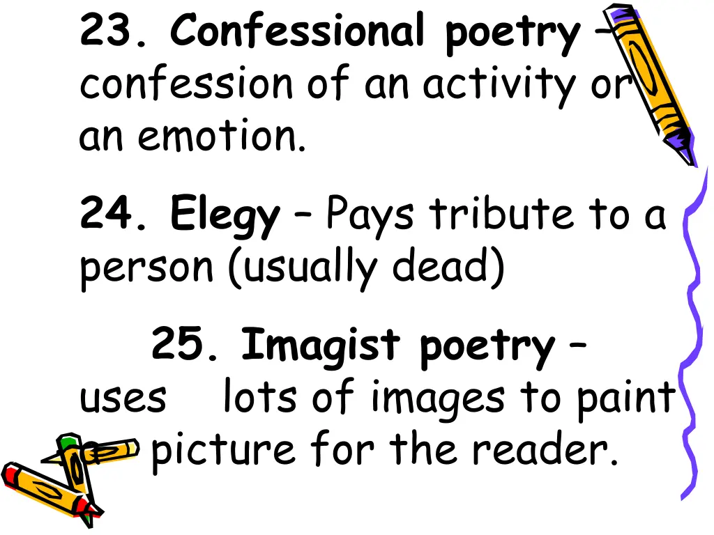 23 confessional poetry confession of an activity