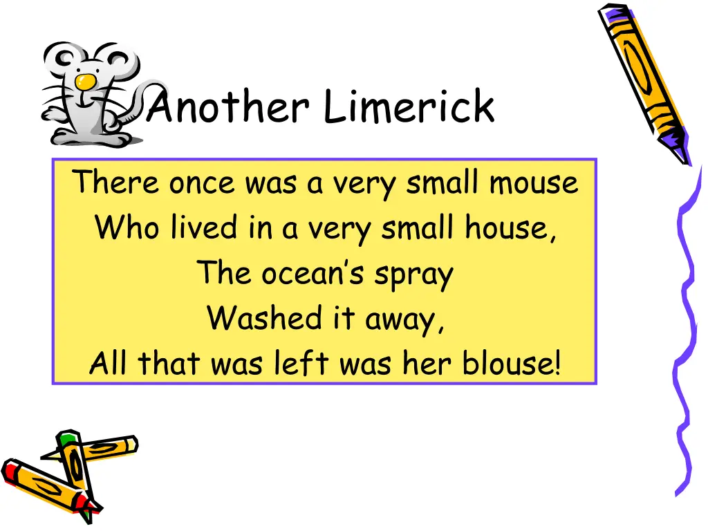 another limerick