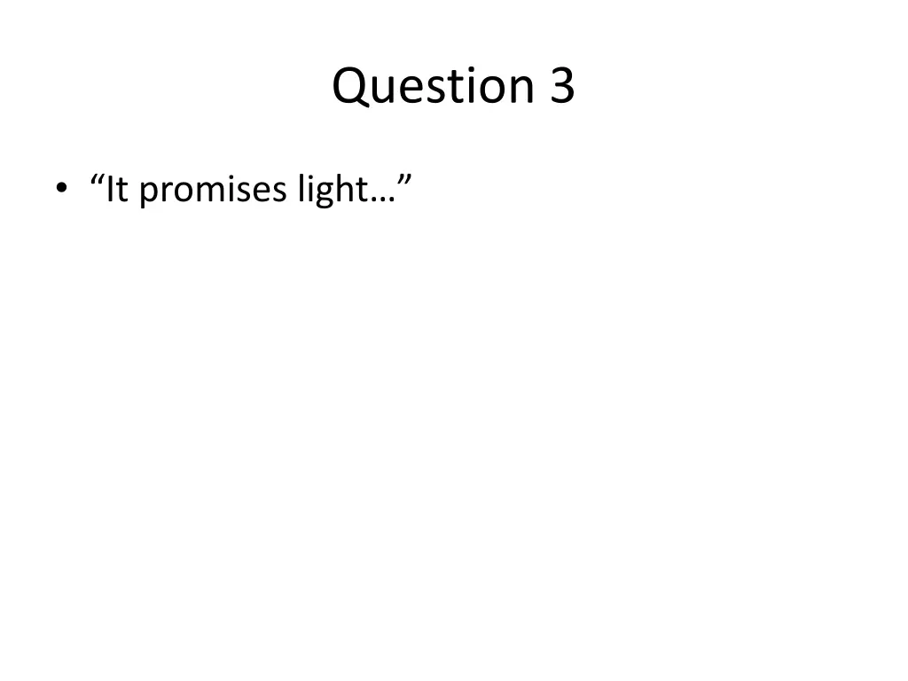 question 3