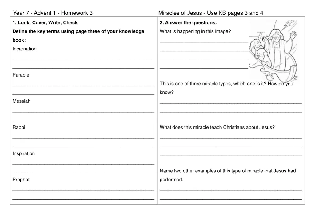 year 7 advent 1 homework 3