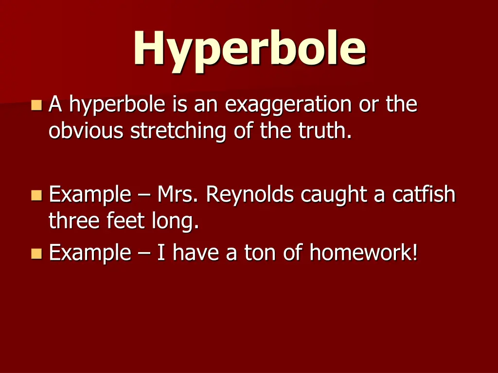 hyperbole