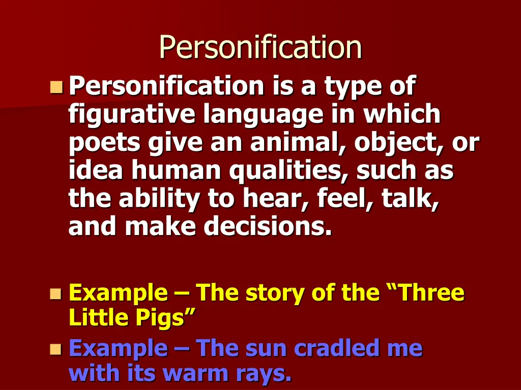 personification