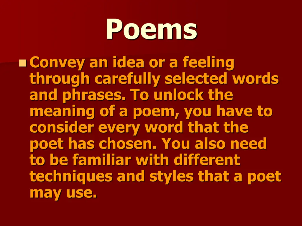 poems