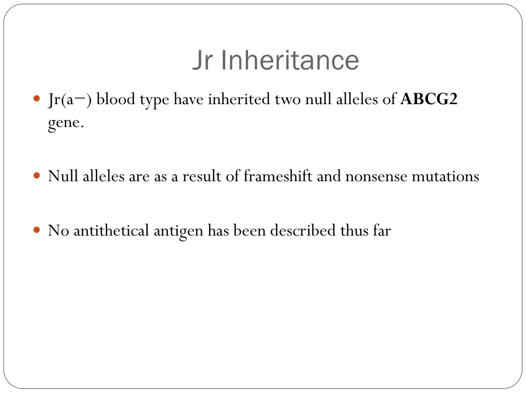 jr inheritance