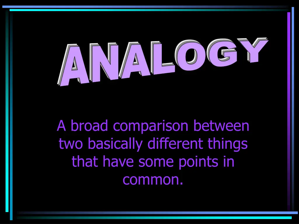 analogy