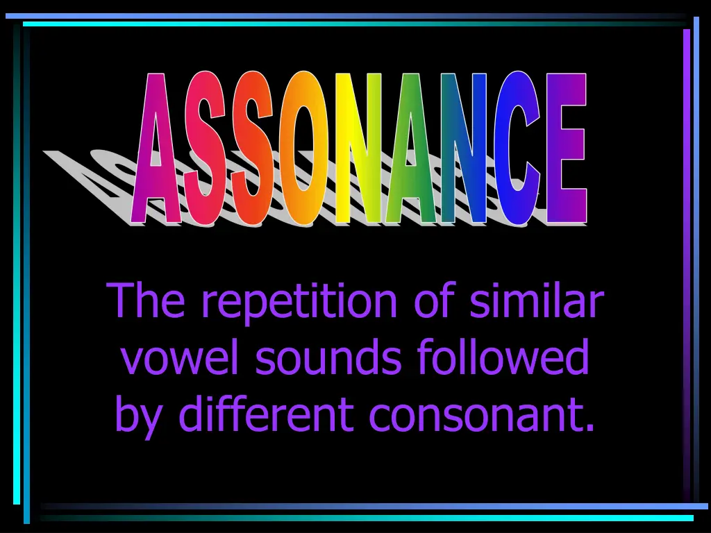 assonance