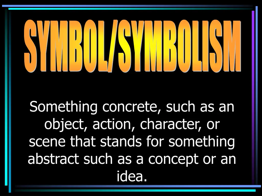 symbol symbolism