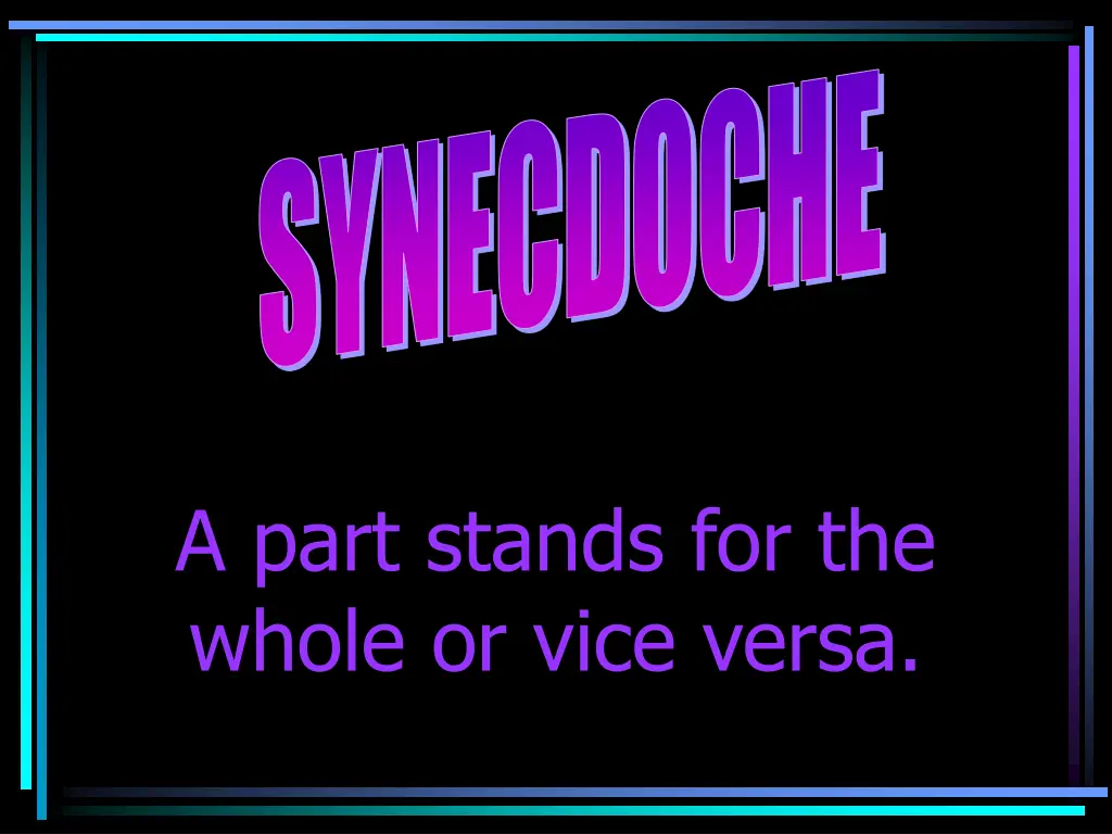 synecdoche