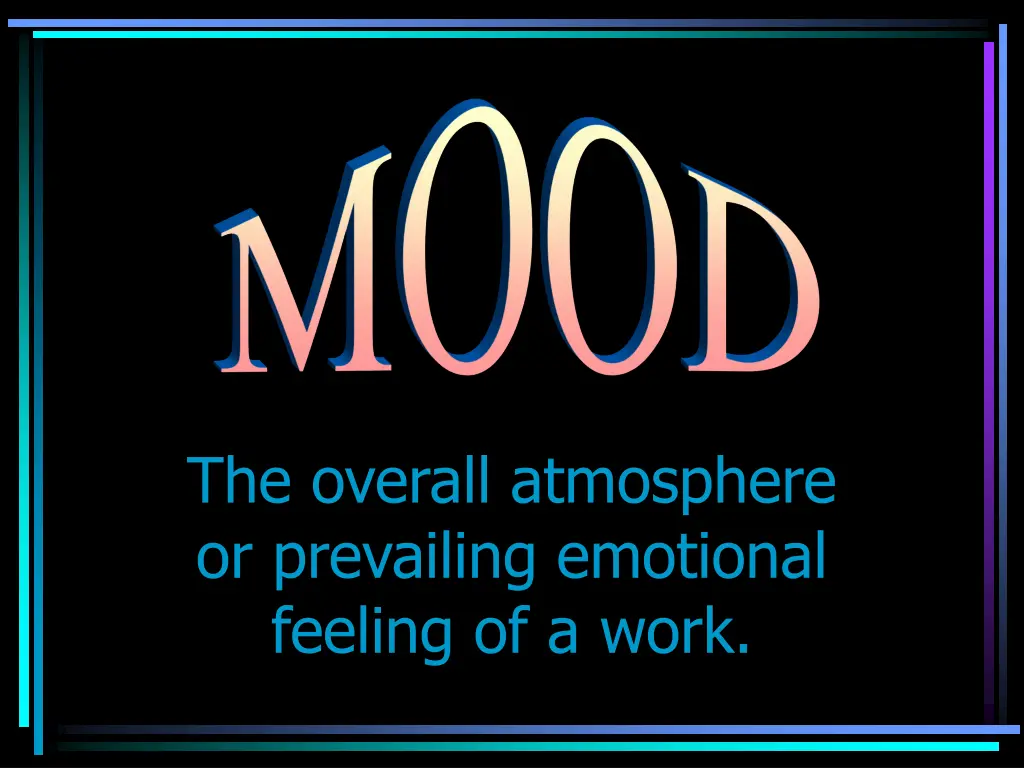 the overall atmosphere or prevailing emotional