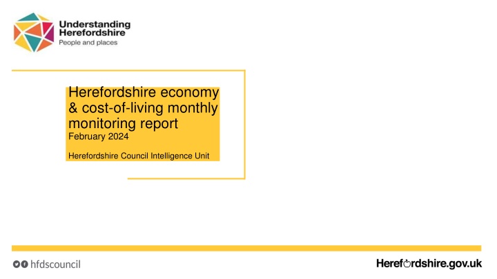 herefordshire economy cost of living monthly