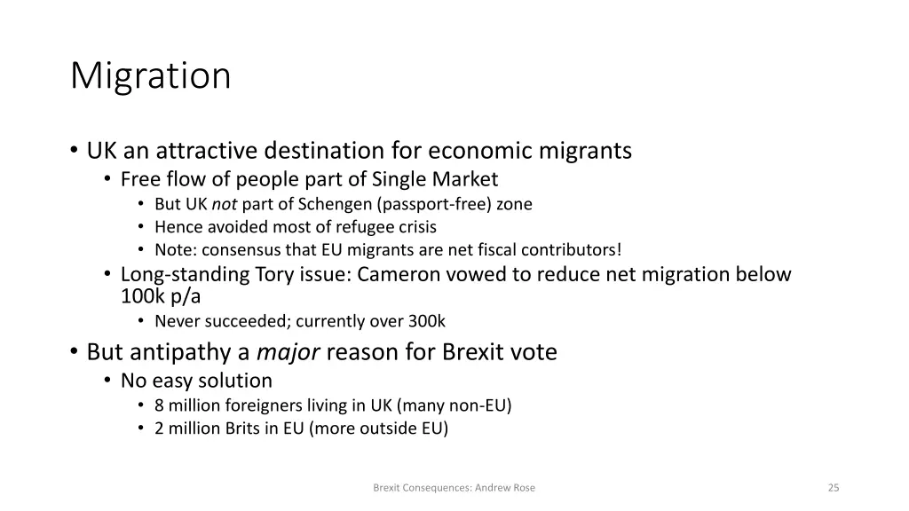 migration