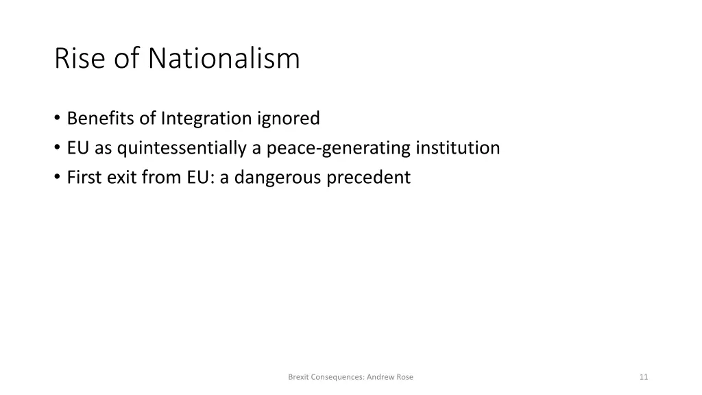 rise of nationalism