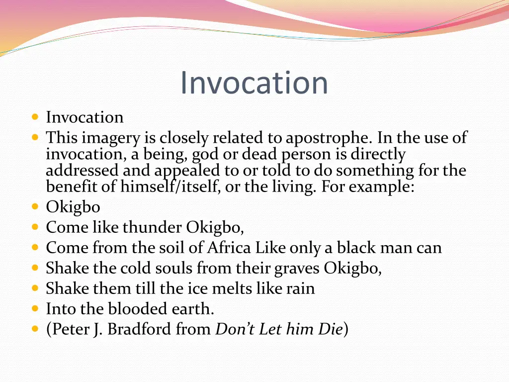 invocation