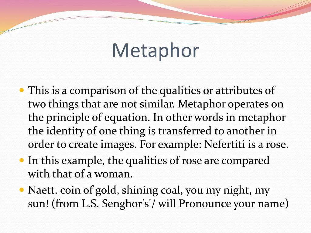 metaphor