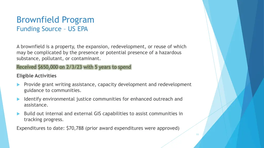 brownfield program funding source us epa